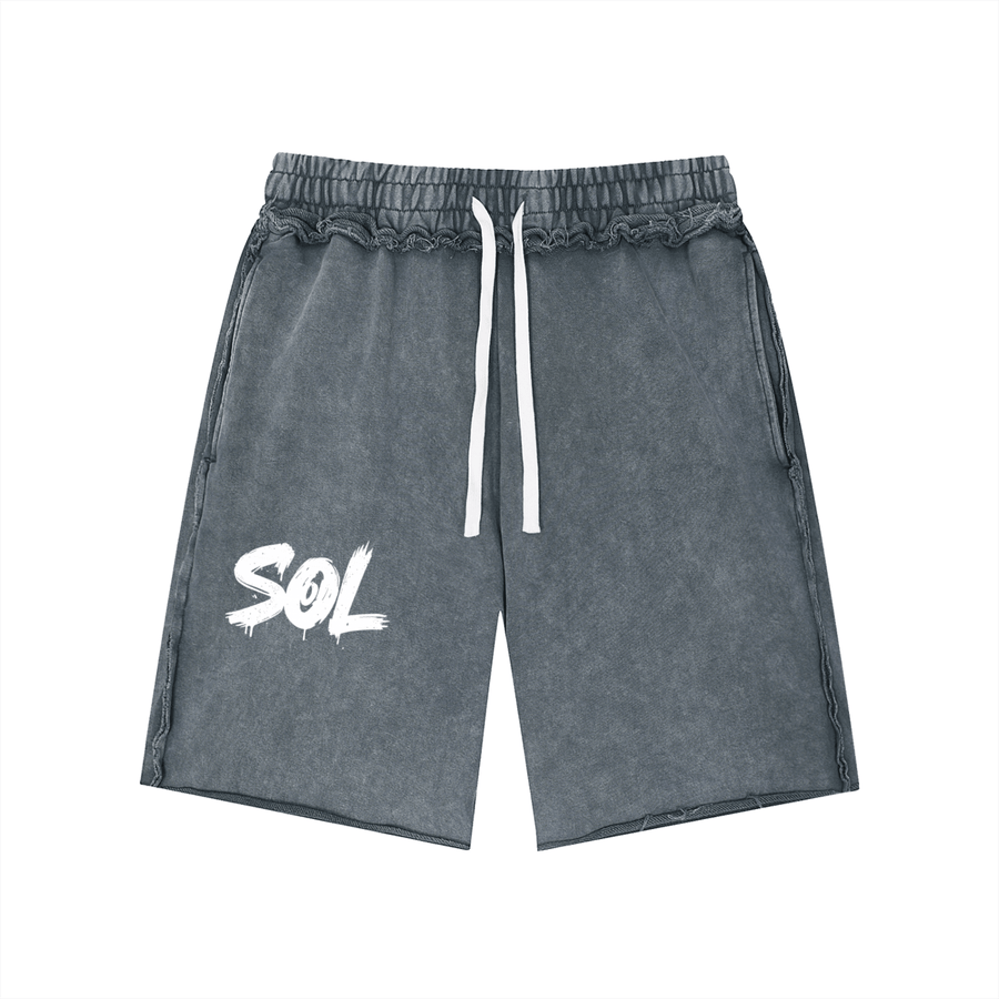 Cinder Raw-Edge Short