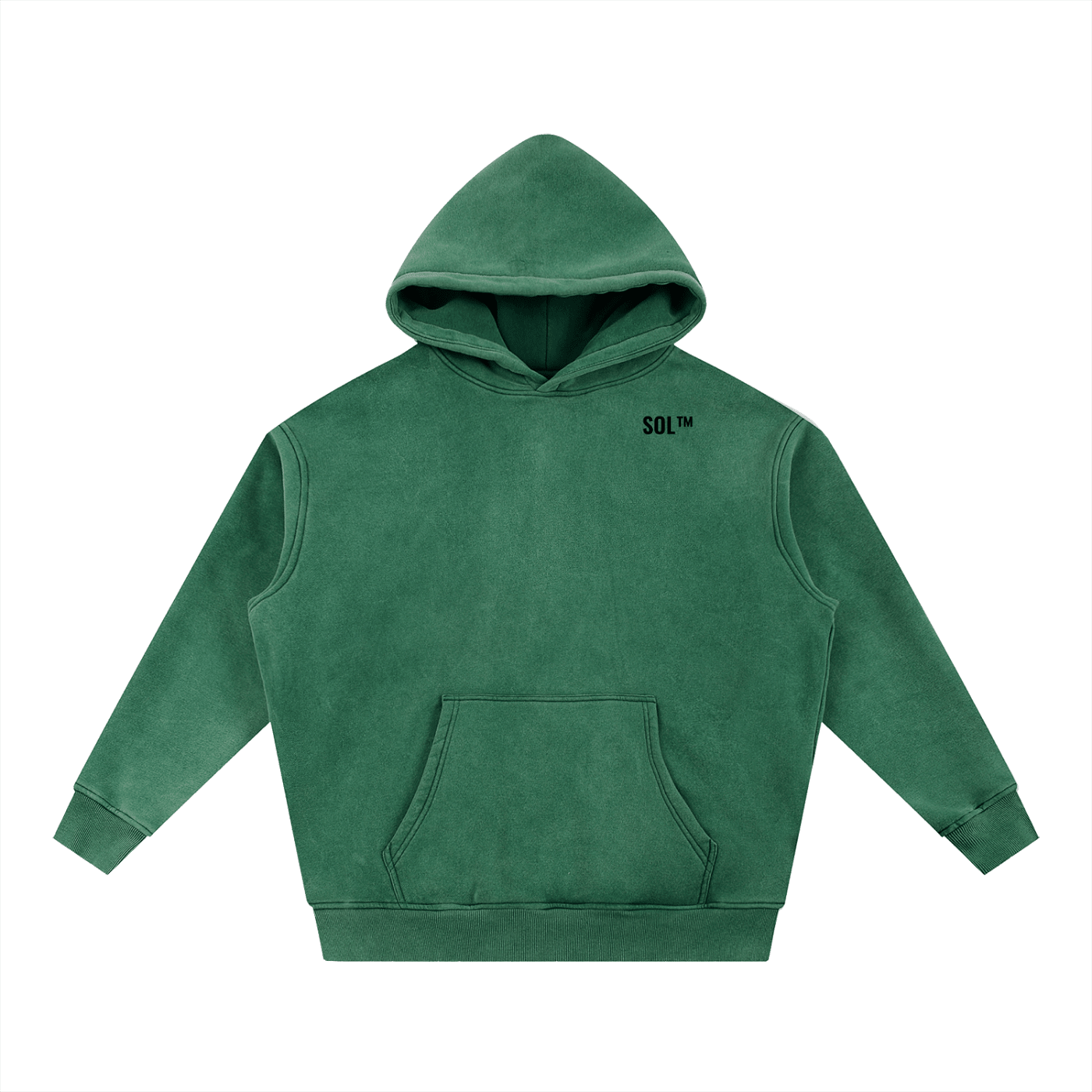 SOL Snow Wash Fleece Oversize Hoodie — view 14