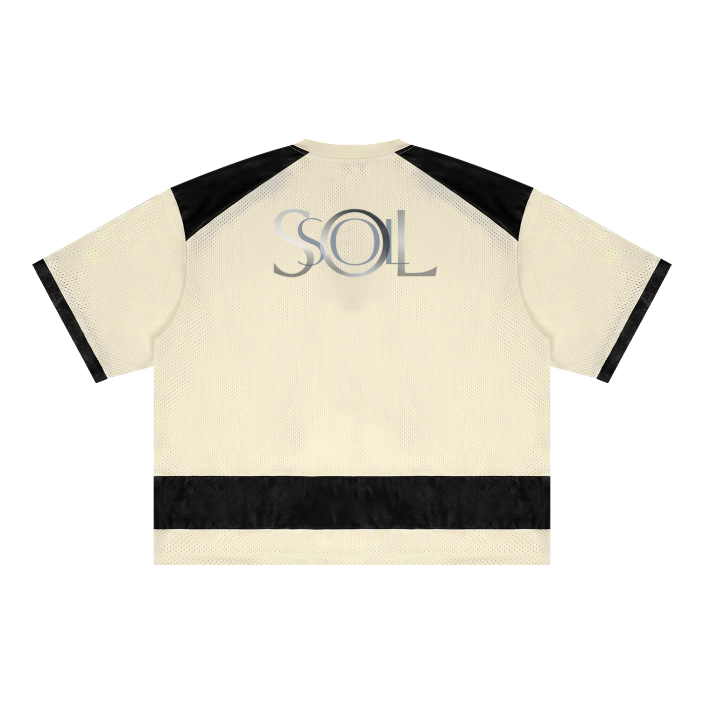 SOL Unisex Raglan Sleeve Mesh Boxy T-Shirt — view 5