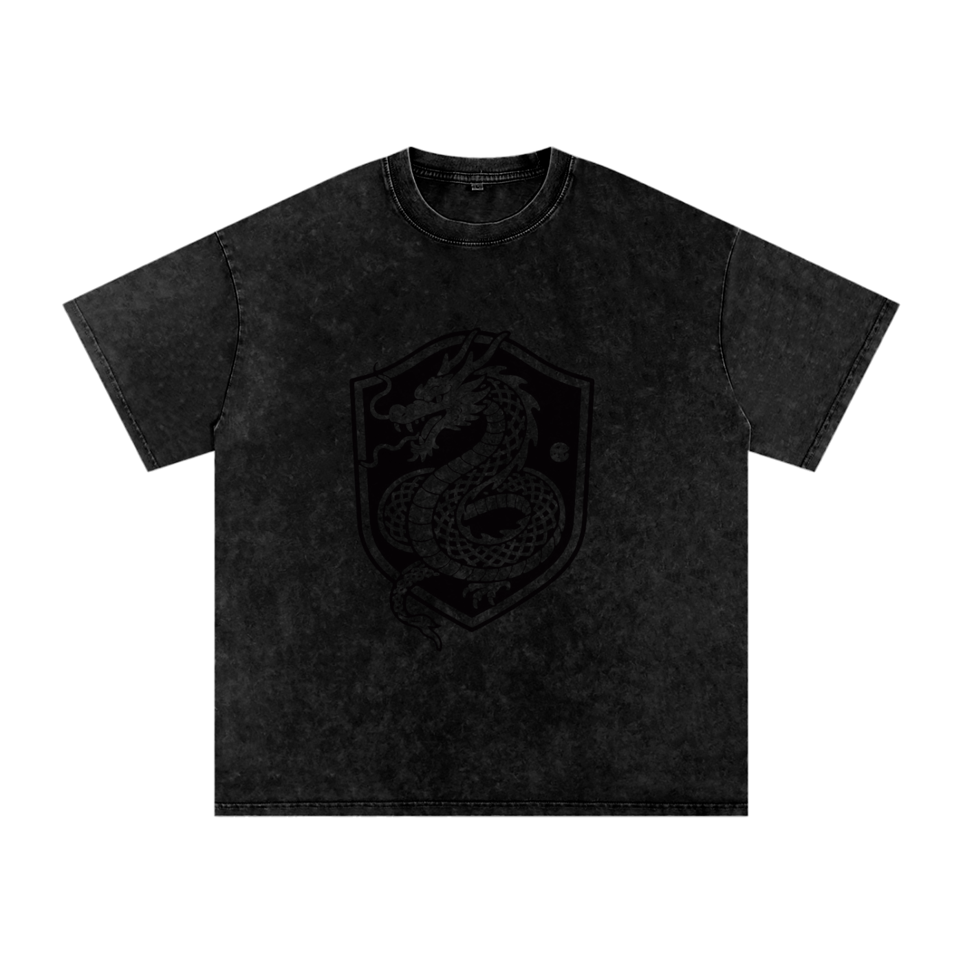 SOL Frostline Oversized Tee — snow wash heavyweight cotton oversized tee, front view