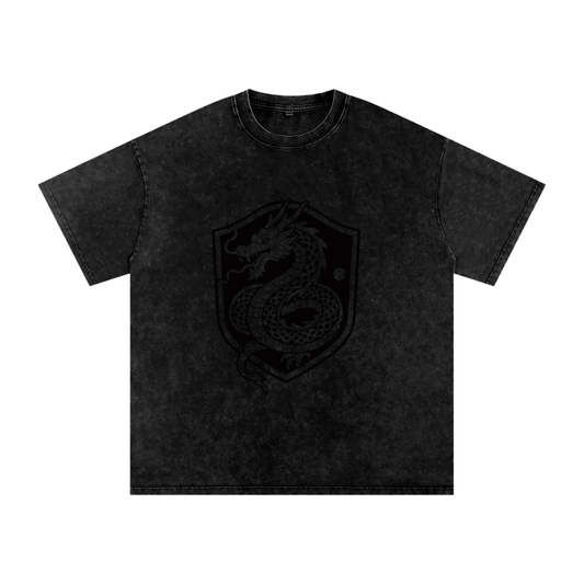 SOL Frostline Oversized Tee — snow wash heavyweight cotton oversized tee, front view