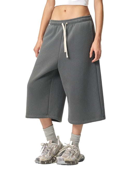 SOL Relaxed Drawstring Three-quarter Sweatpants — alternate view