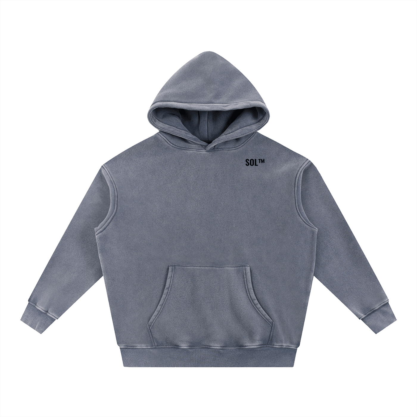 SOL Snow Wash Fleece Oversize Hoodie — view 10