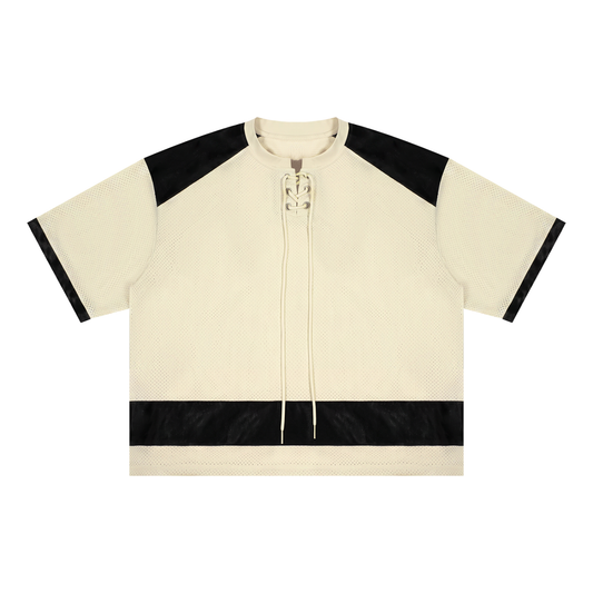 SOL Unisex Raglan Sleeve Mesh Boxy T-Shirt — view 4