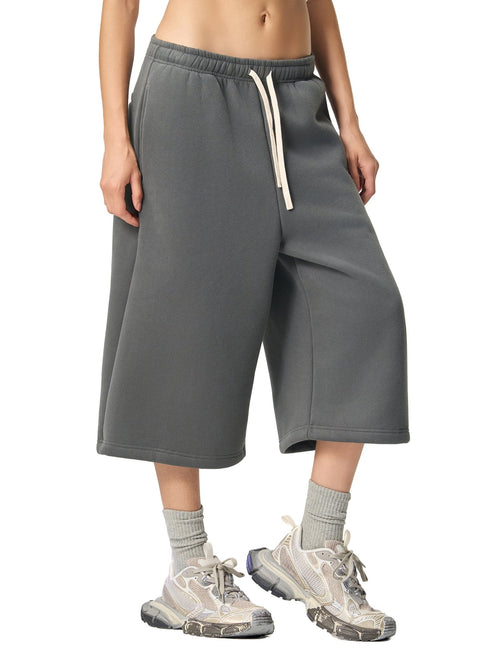 SOL Relaxed Drawstring Three-quarter Sweatpants — alternate view