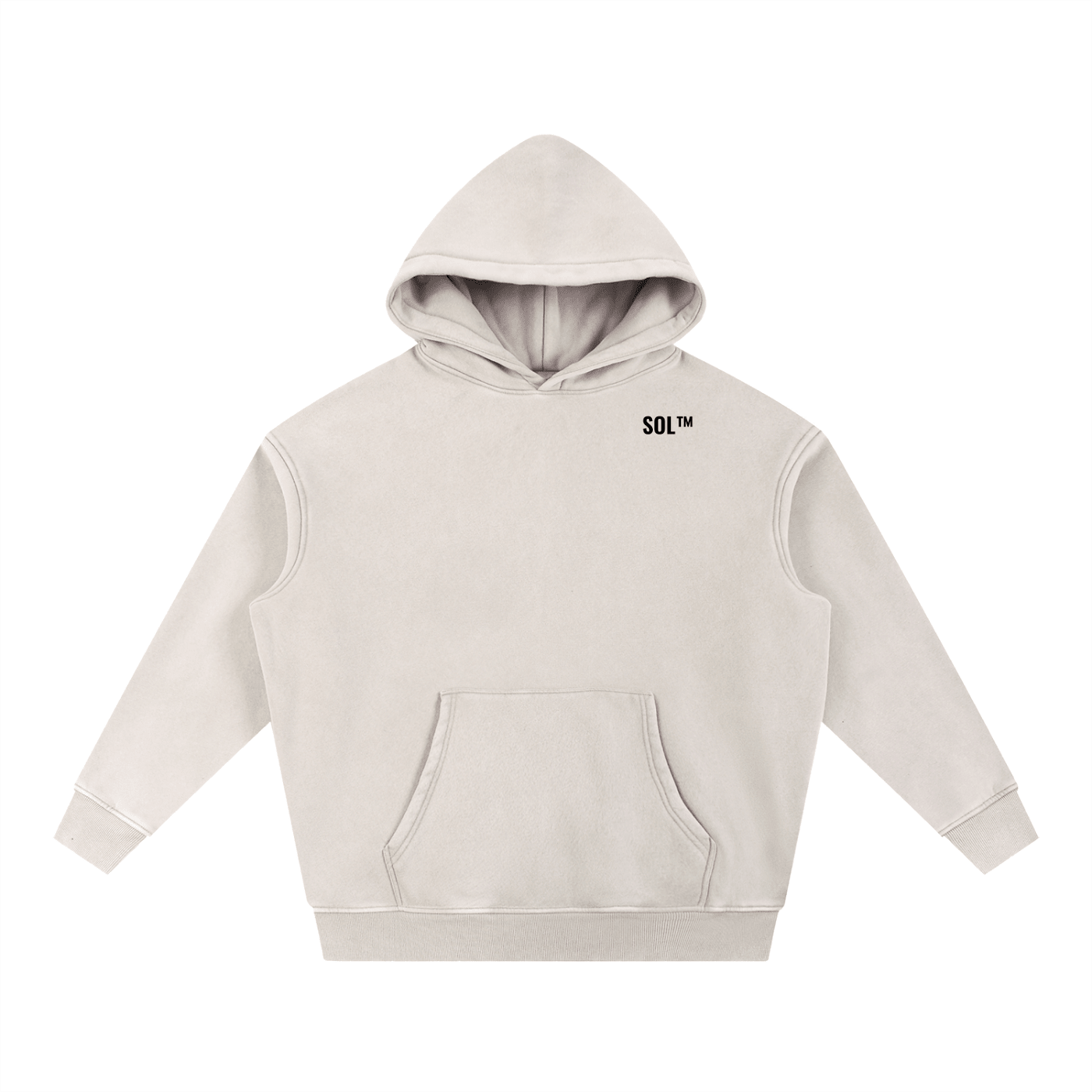 SOL Snow Wash Fleece Oversize Hoodie — view 4
