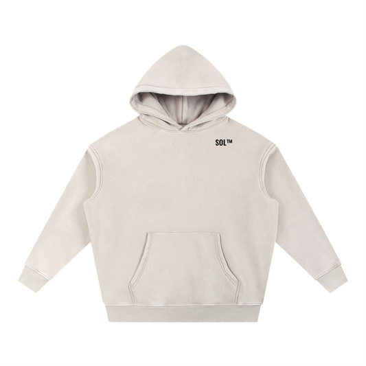 SOL Snow Wash Fleece Oversize Hoodie — view 4