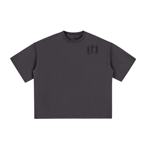SOL Relic Boxy Tee — vintage wash boxy tee, view 2