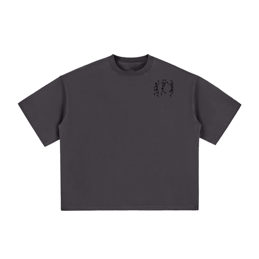 SOL Relic Boxy Tee — vintage wash boxy tee, view 2