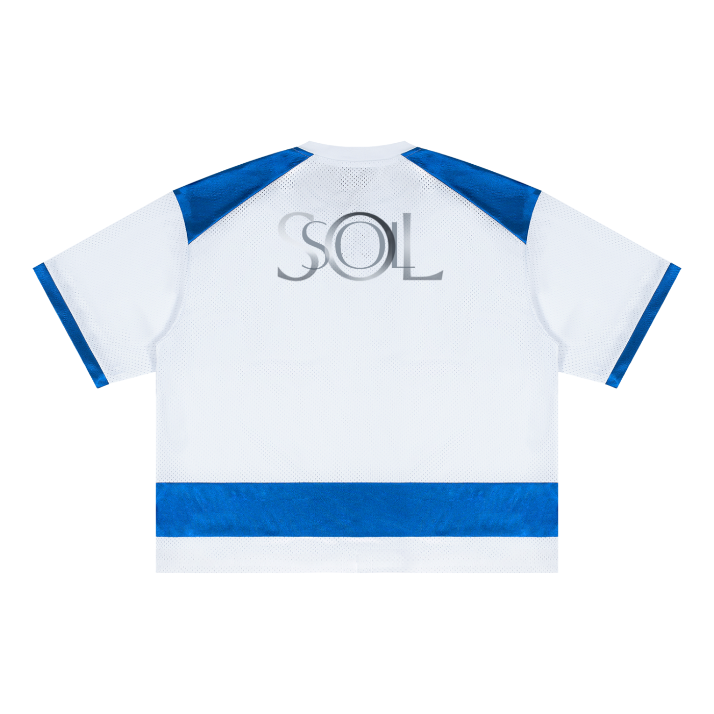 SOL Unisex Raglan Sleeve Mesh Boxy T-Shirt — view 3
