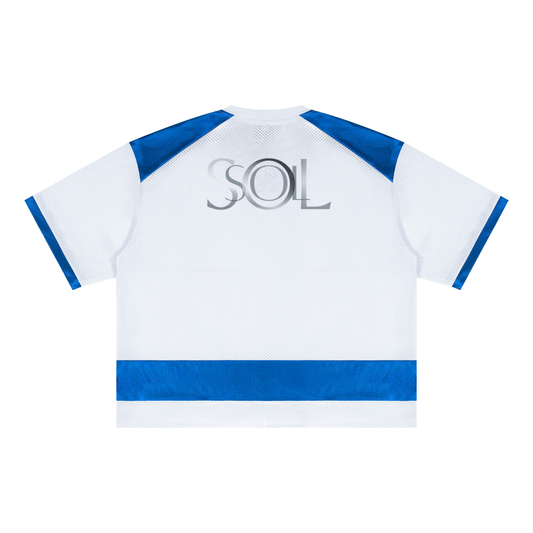 SOL Unisex Raglan Sleeve Mesh Boxy T-Shirt — view 3