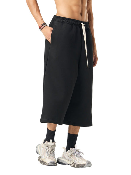SOL Relaxed Drawstring Three-quarter Sweatpants — alternate view