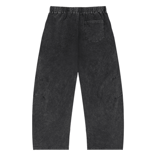 SOL Snow Wash Drawstring Cotton Pants — view 2