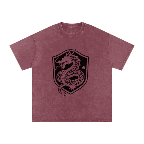SOL Frostline Oversized Tee — snow wash fade detail on 250gsm cotton jersey