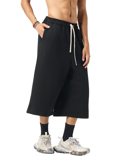 SOL Relaxed Drawstring Three-quarter Sweatpants — alternate view