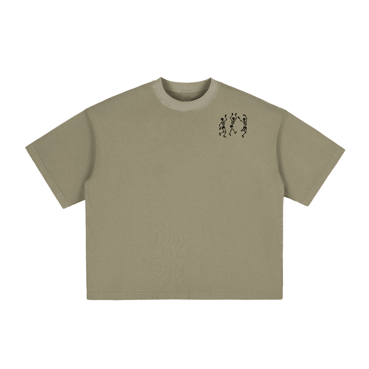 SOL Relic Boxy Tee — vintage wash boxy tee, view 6