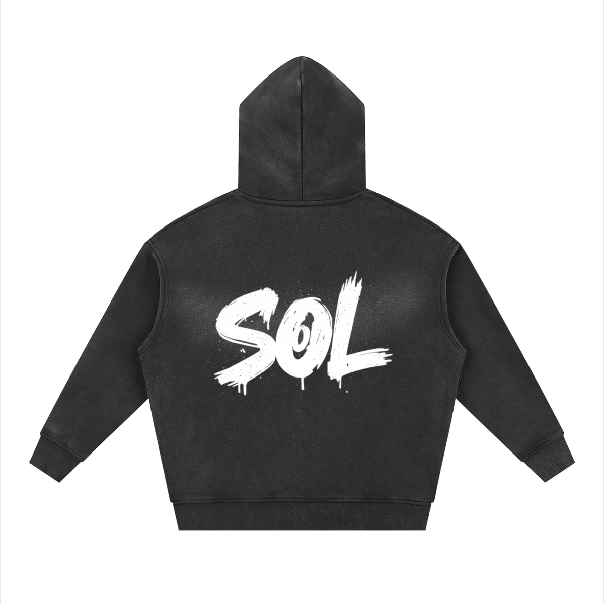 SOL Sunfade Two-Way Zip Hoodie - Black