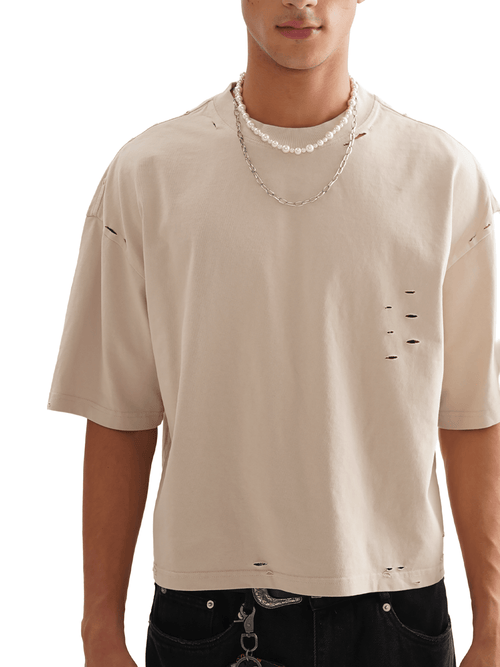 SOL Classic Frayed Boxy Tee — view 7