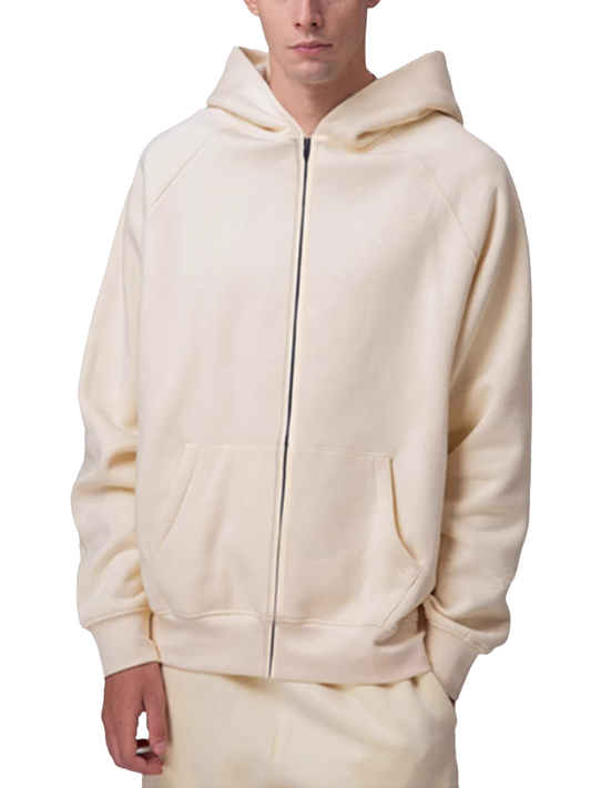 SOL Essential Zip-up Fleece Hoodie — heavyweight full-zip hoodie