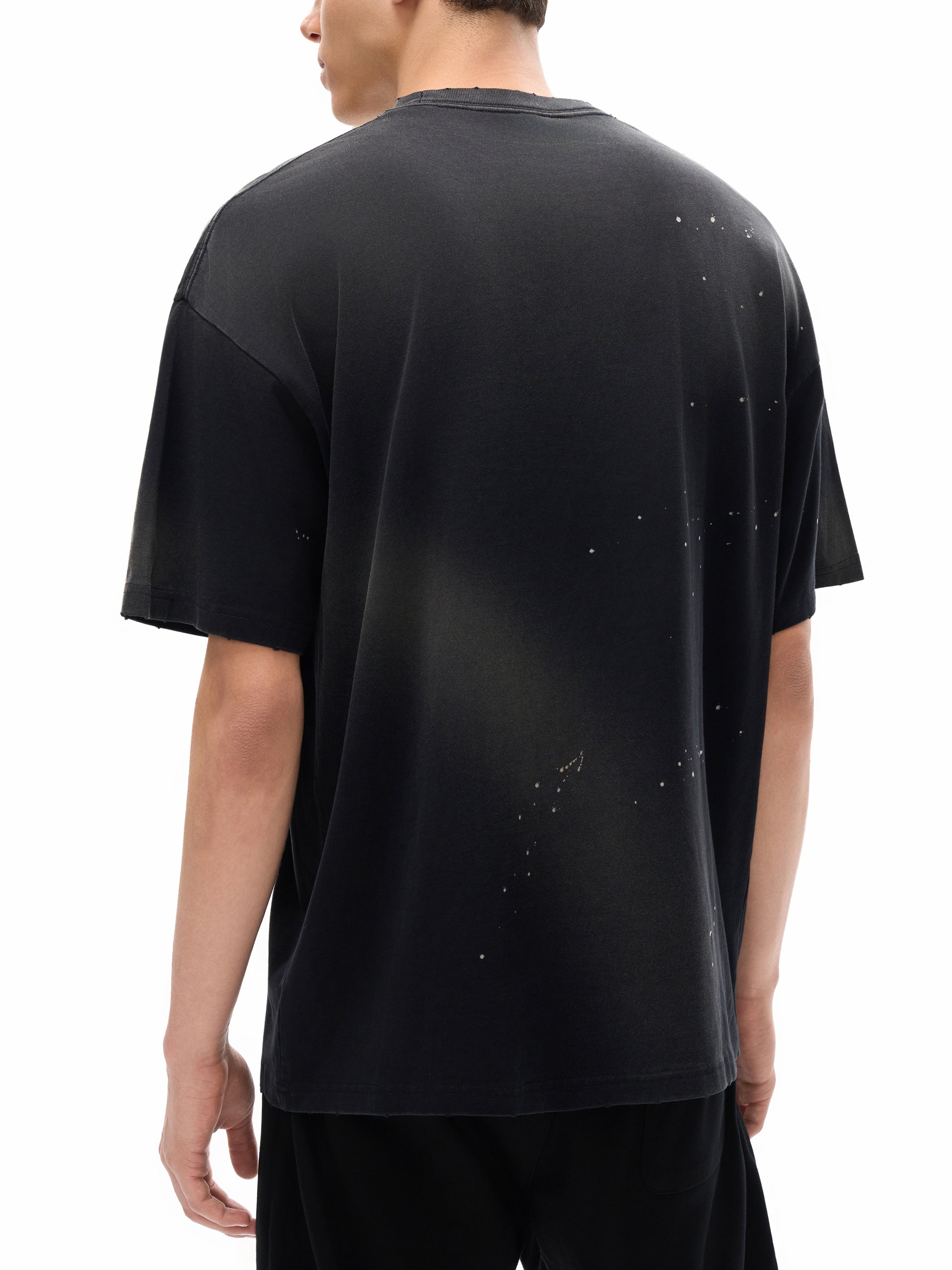 SOL Hand-Frayed Sunfade Paint Splatter T-Shirt — view 9