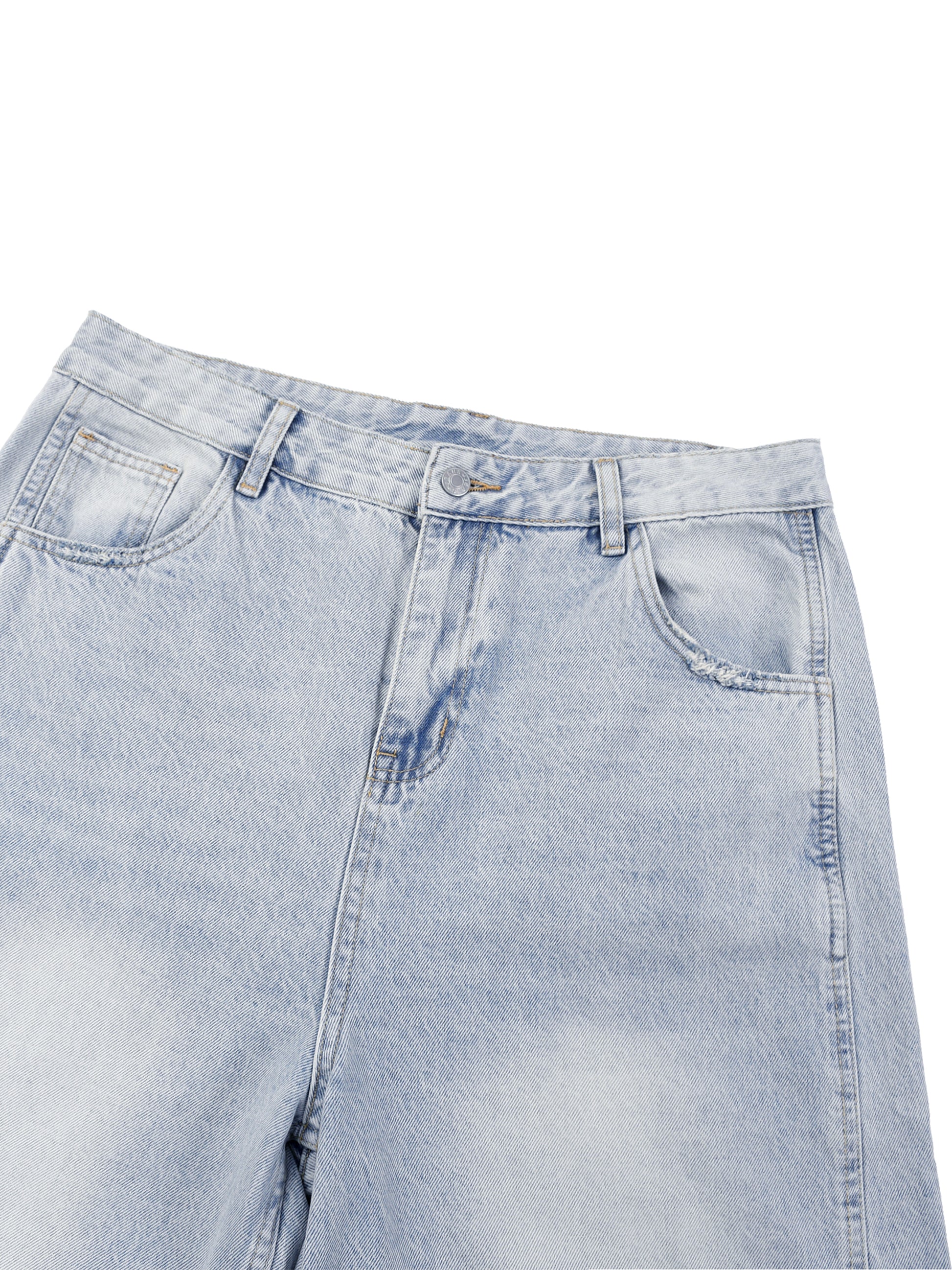SOL Men's Vintage Wash Sunfade Barrel Leg Jeans — view 9