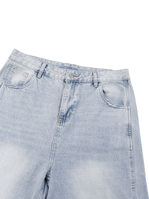 SOL Men's Vintage Wash Sunfade Barrel Leg Jeans — view 9