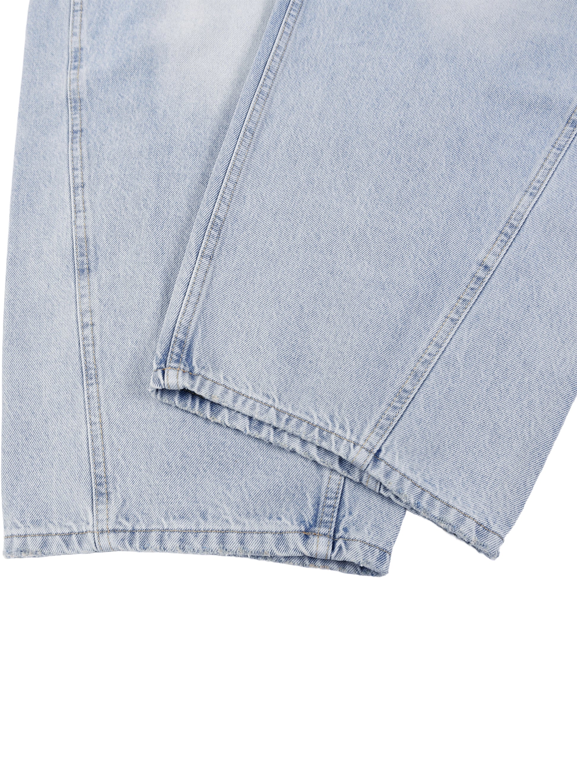 SOL Men's Vintage Wash Sunfade Barrel Leg Jeans — view 8