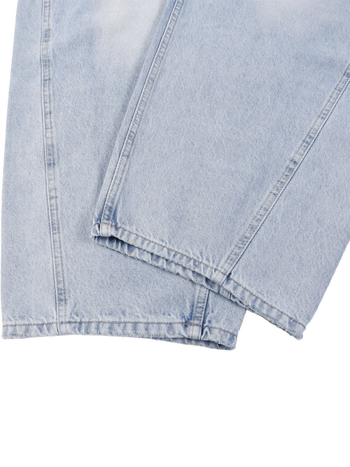 SOL Men's Vintage Wash Sunfade Barrel Leg Jeans — view 8