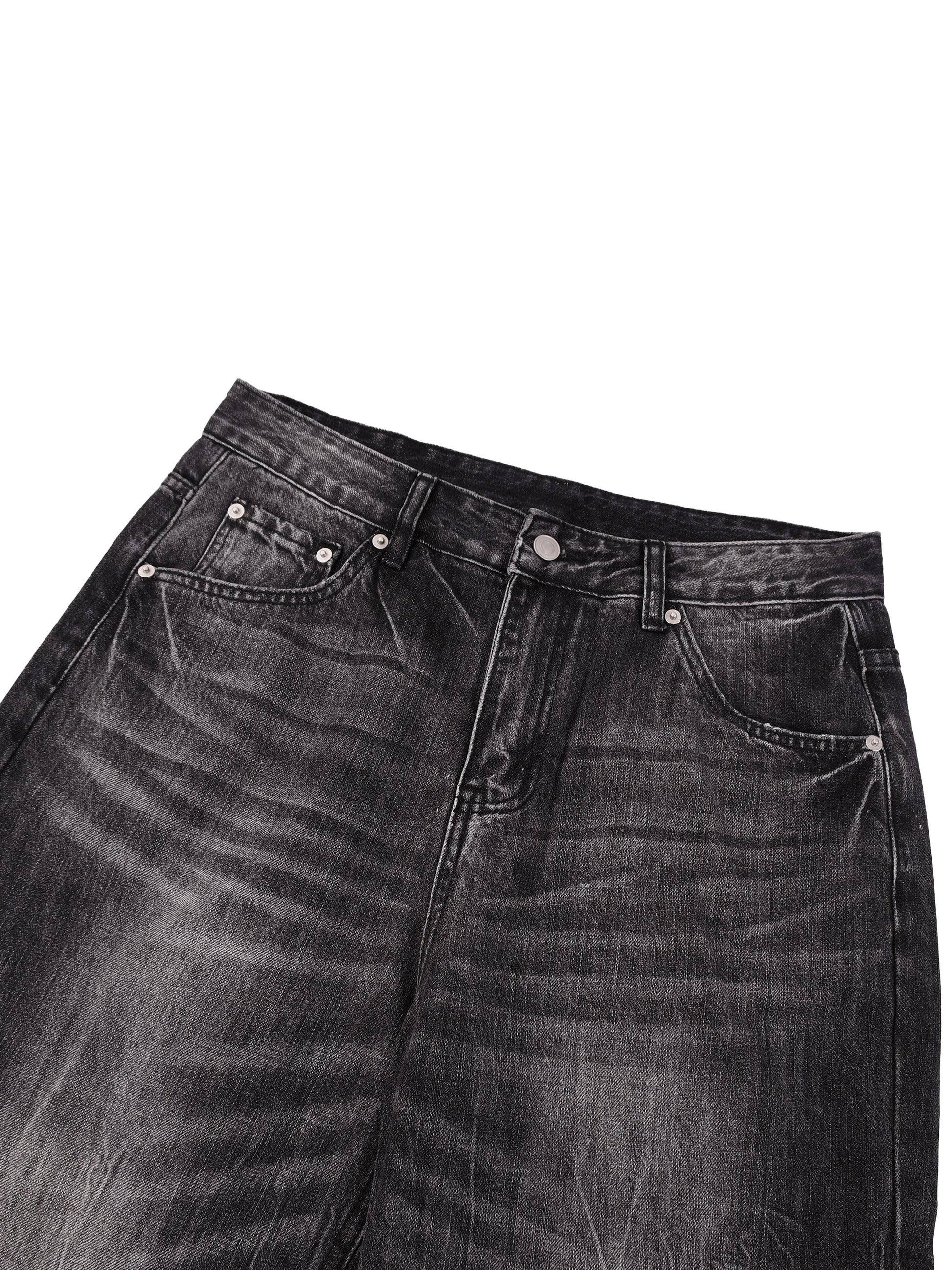 SOL Men's Vintage Wash Wide Leg Jeans — view 8