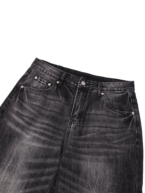 SOL Men's Vintage Wash Wide Leg Jeans — view 8