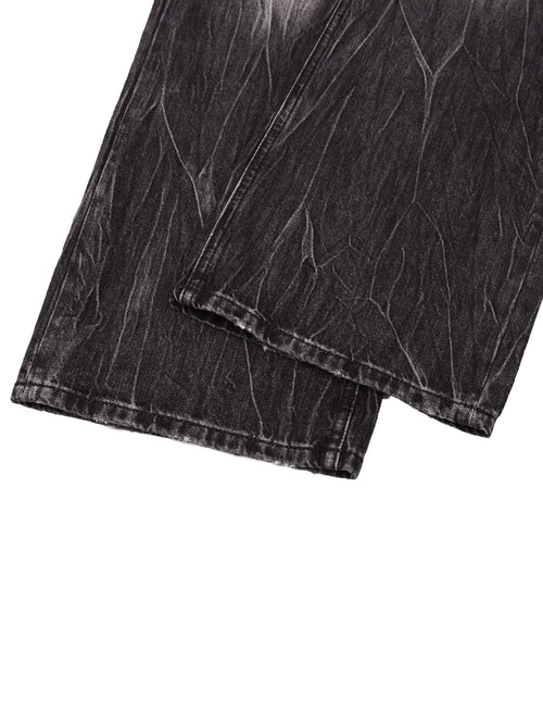 SOL Men's Vintage Wash Wide Leg Jeans — view 10