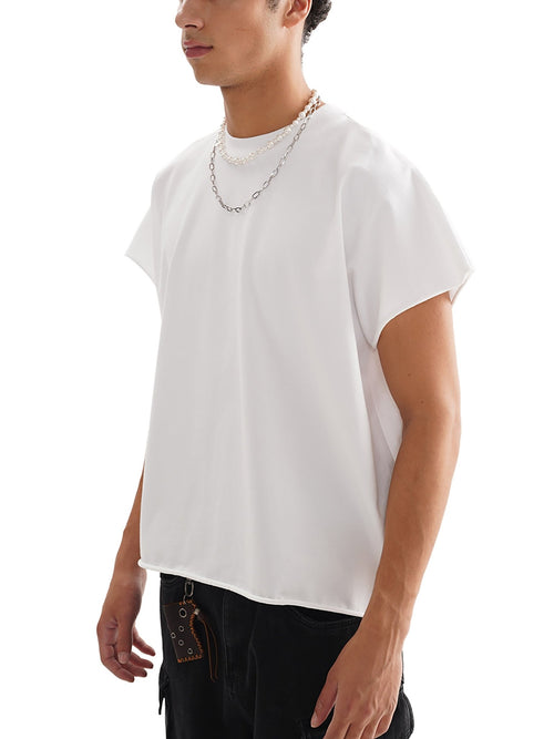 SOL Raw Edge Boxy Non-Shrink T-Shirt — view 10