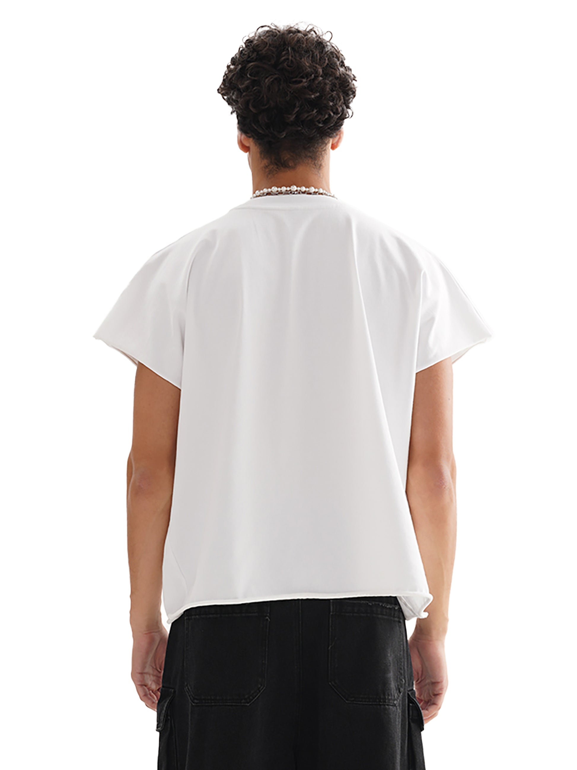 SOL Raw Edge Cotton Tank Top — view 10