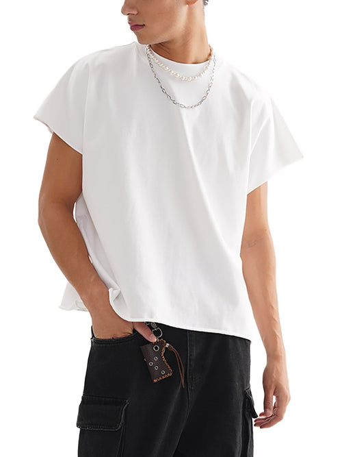 SOL Raw Edge Boxy Non-Shrink T-Shirt — view 9