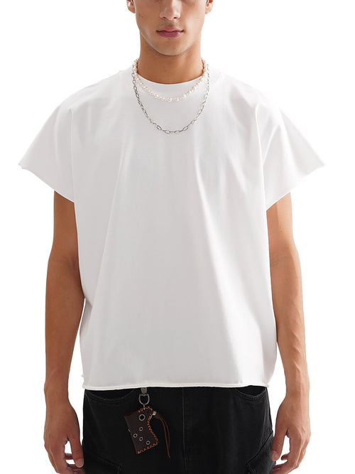SOL Raw Edge Boxy Non-Shrink T-Shirt — view 8