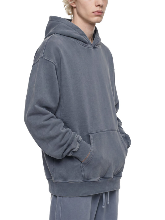 SOL Snow Wash Fleece Oversize Hoodie — acid-toned oversized hoodie