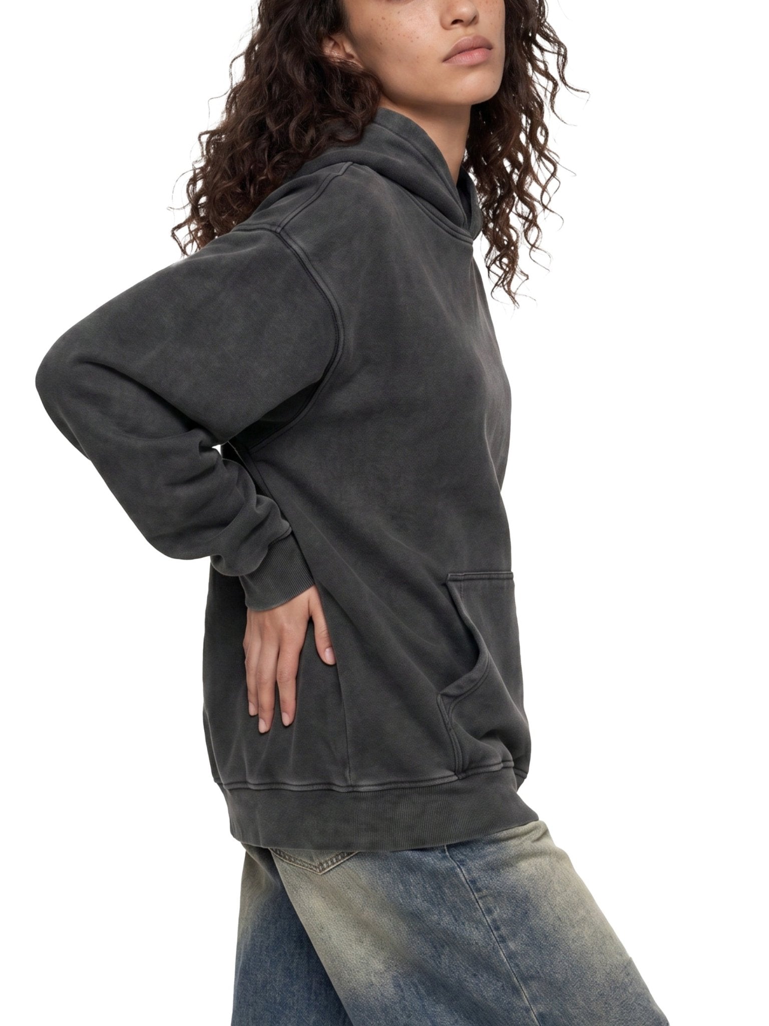 SOL Snow Wash Fleece Oversize Hoodie — product view 22