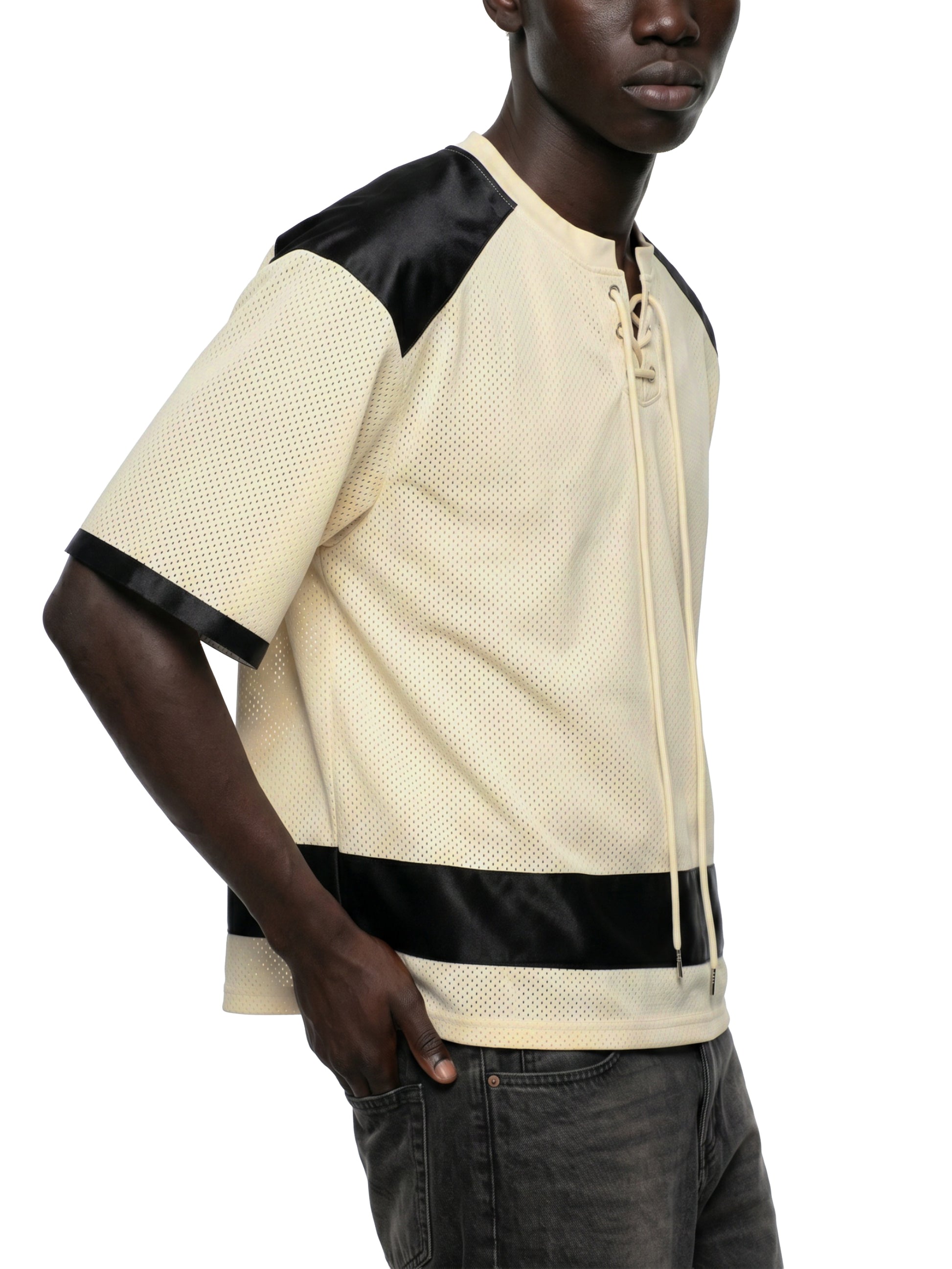 SOL Unisex Raglan Sleeve Mesh Boxy T-Shirt — view 10