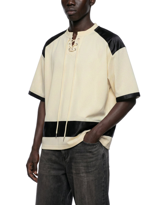 SOL Unisex Raglan Sleeve Mesh Boxy T-Shirt — breathable mesh tee