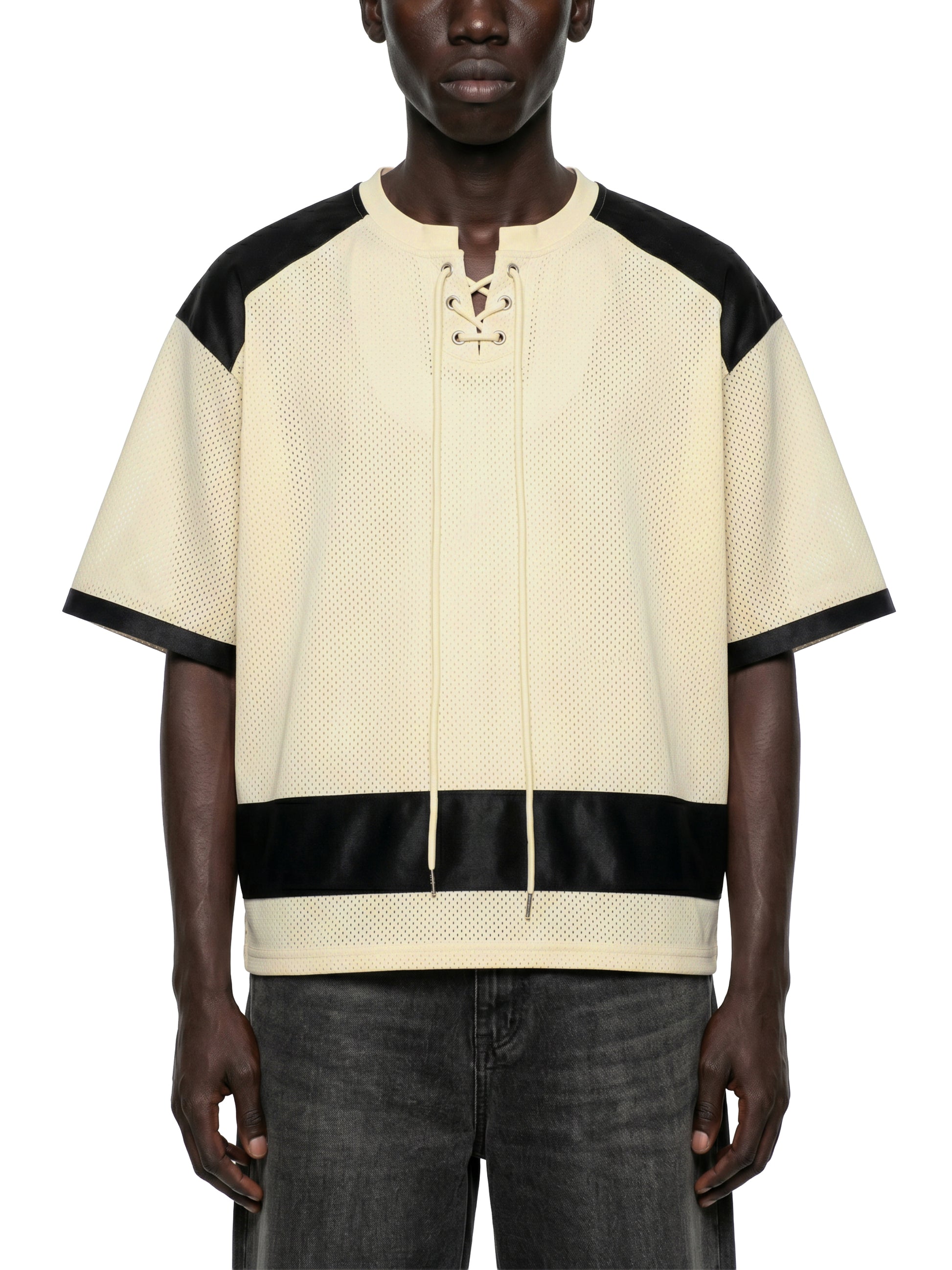 SOL Unisex Raglan Sleeve Mesh Boxy T-Shirt — view 9