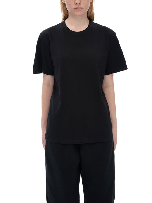 SOL Unisex Seamless Cotton T-Shirt in Black — back view