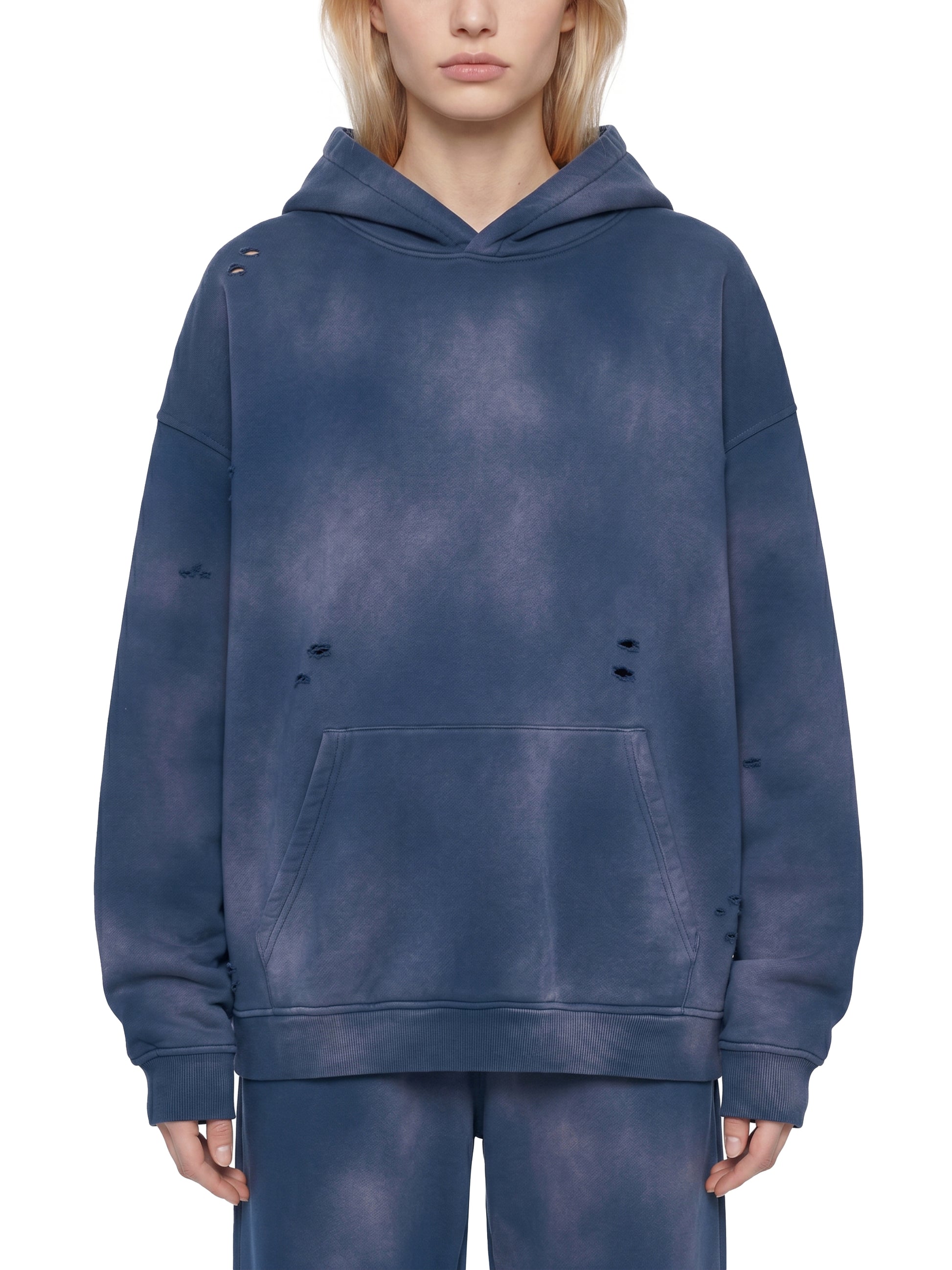 SOL Unisex Sunfade Frayed Fleece Hoodie — view 14