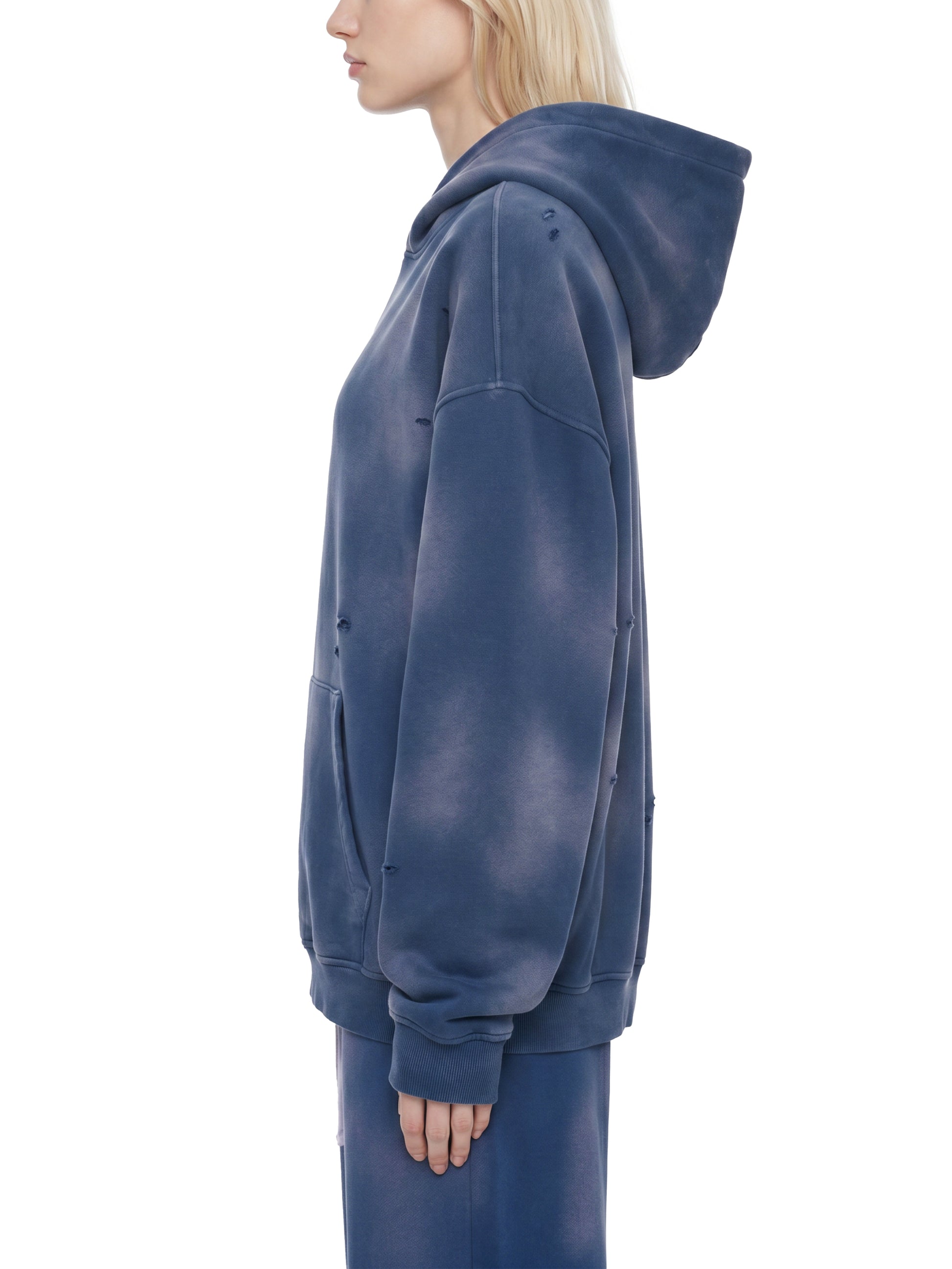 SOL Unisex Sunfade Frayed Fleece Hoodie — view 15