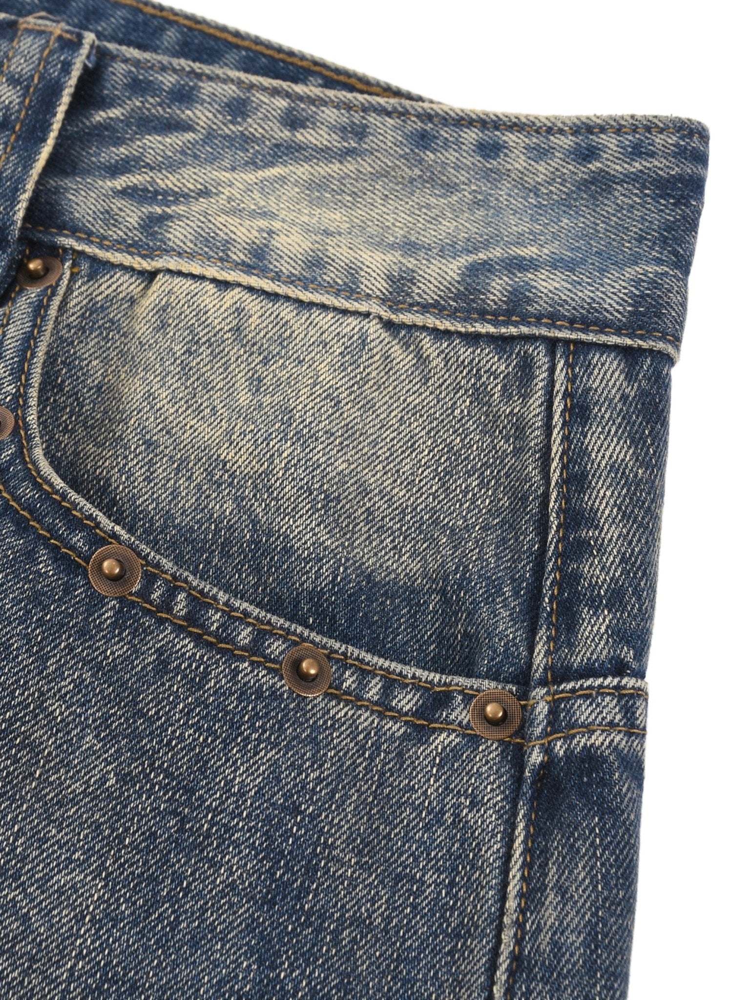 SOL Vintage Wash Baggy Denim Shorts — view 11