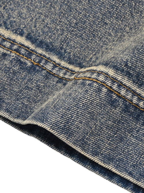 SOL Vintage Wash Baggy Denim Shorts — view 7