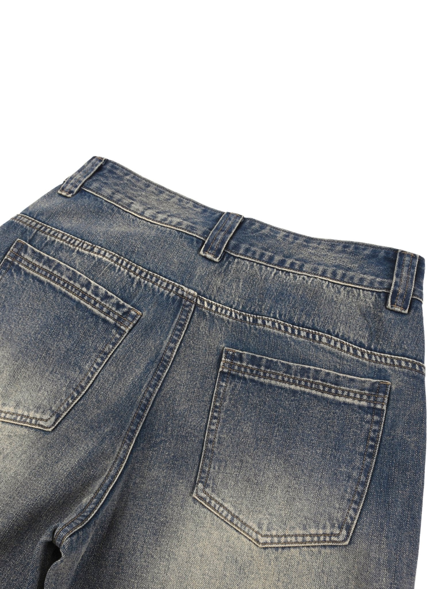 SOL Vintage Wash Baggy Denim Shorts — view 8