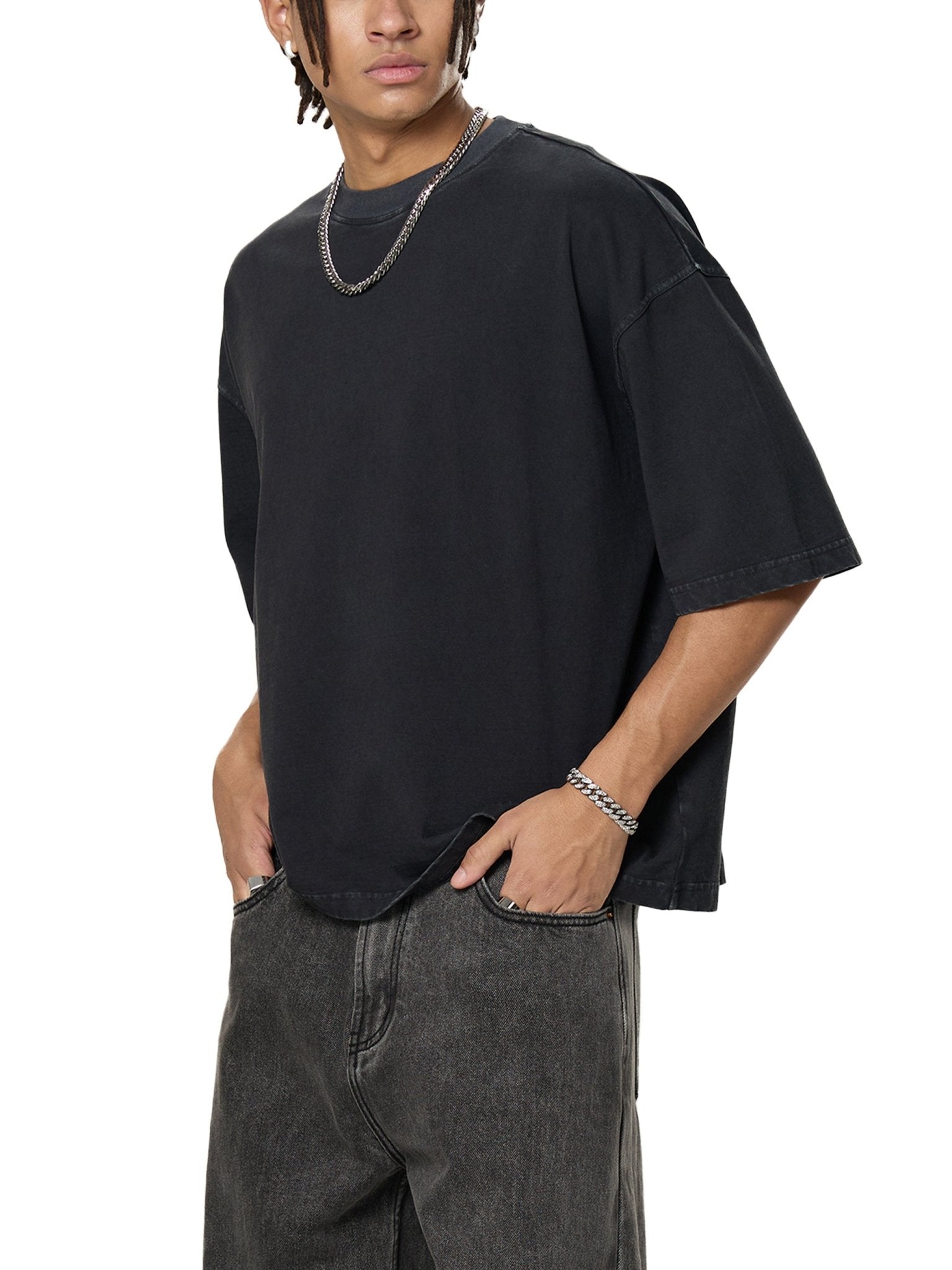 SOL Vintage Washed Boxy T-Shirt — faded boxy streetwear tee