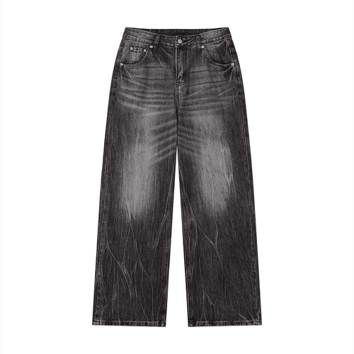 SOL Men's Vintage Wash Wide Leg Jeans — view 2