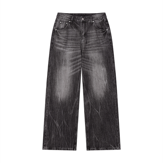 SOL Men's Vintage Wash Wide Leg Jeans — view 2