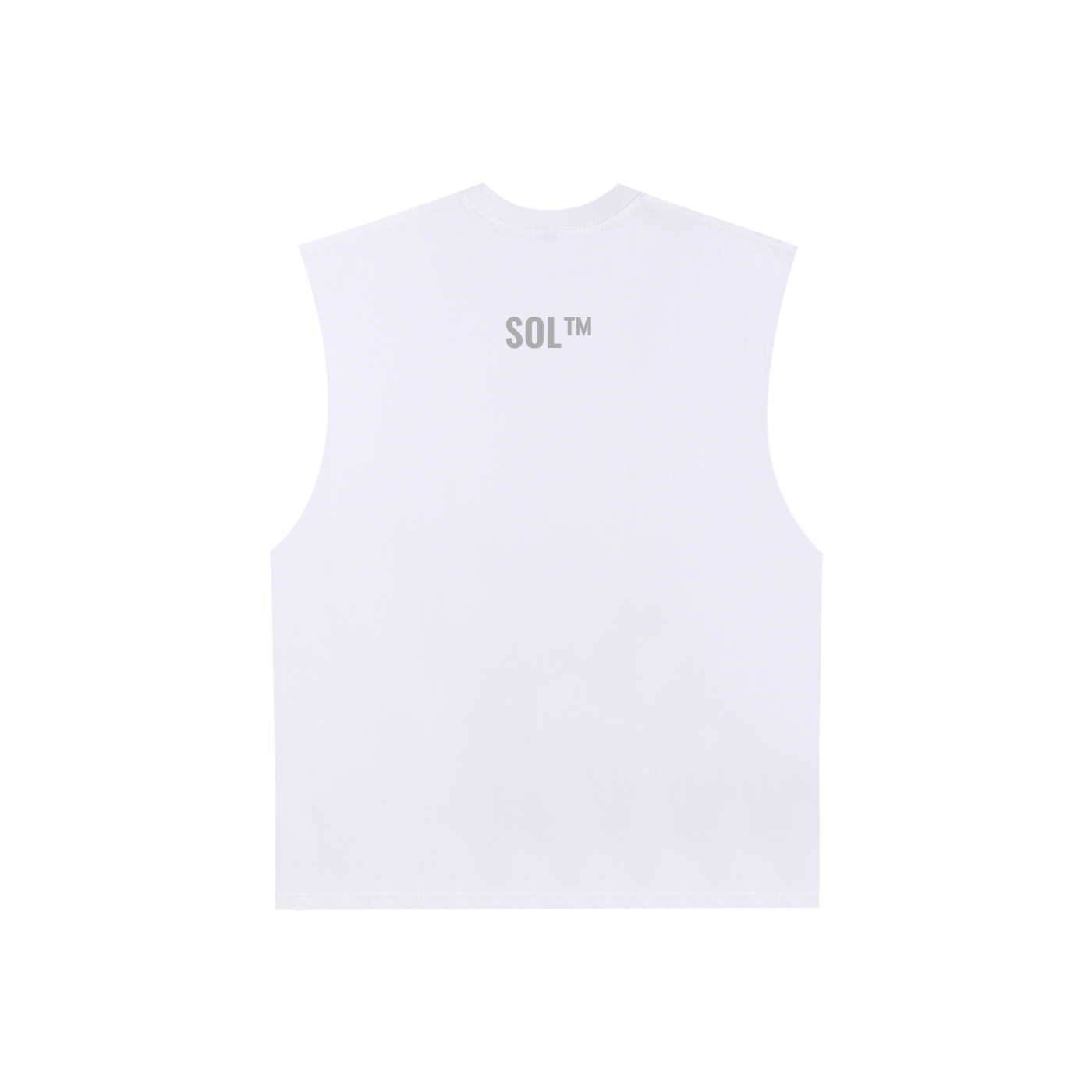 SOL Raw Edge Cotton Tank Top — view 5
